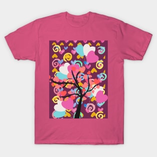 Tree of hearts T-Shirt